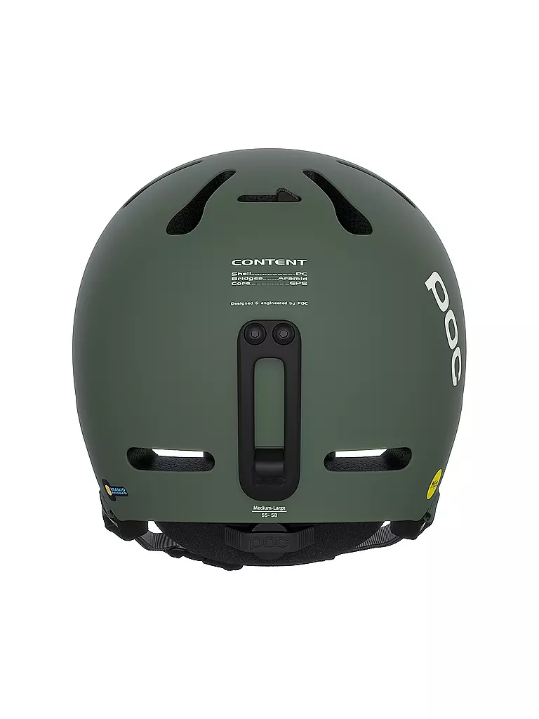 POC Skihelm Fornix MIPS grün